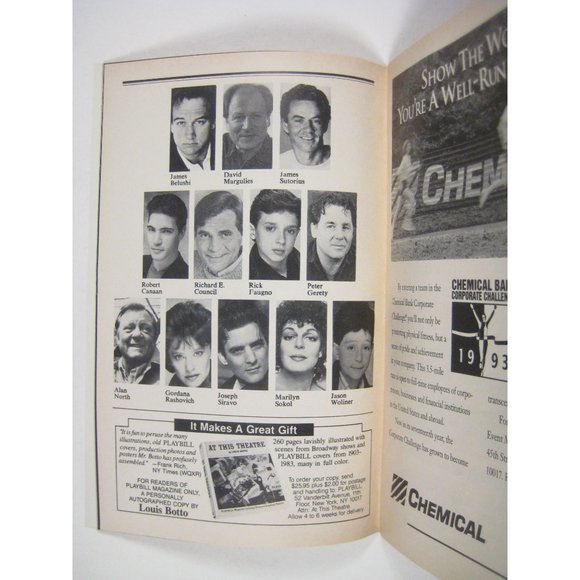 Conversations with My Father Playbill James Belushi February 1993 Margulies - Picture 6 of 7